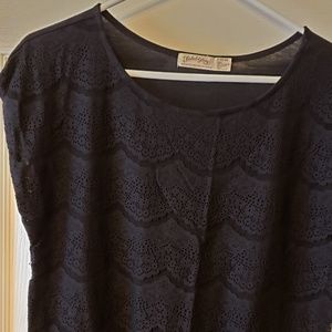 Black cotton sleeveless